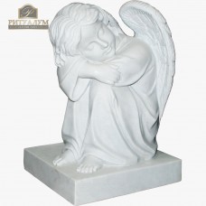 Скульптура ангела из мрамора №99 — ritualum.ru